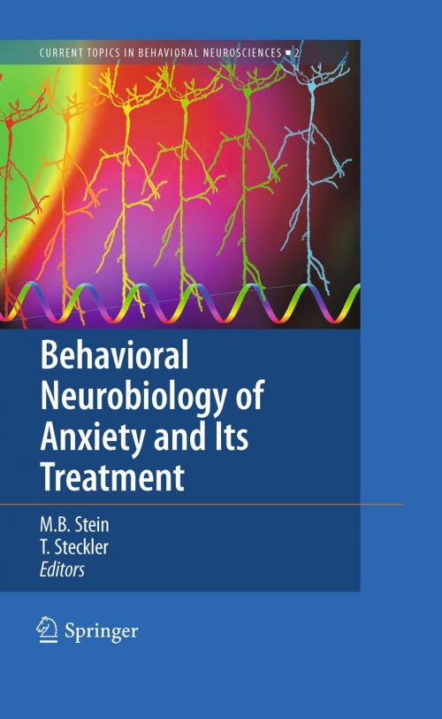 Cover of the book Behavioral Neurobiology of Anxiety and Its Treatment by , Springer Berlin Heidelberg
