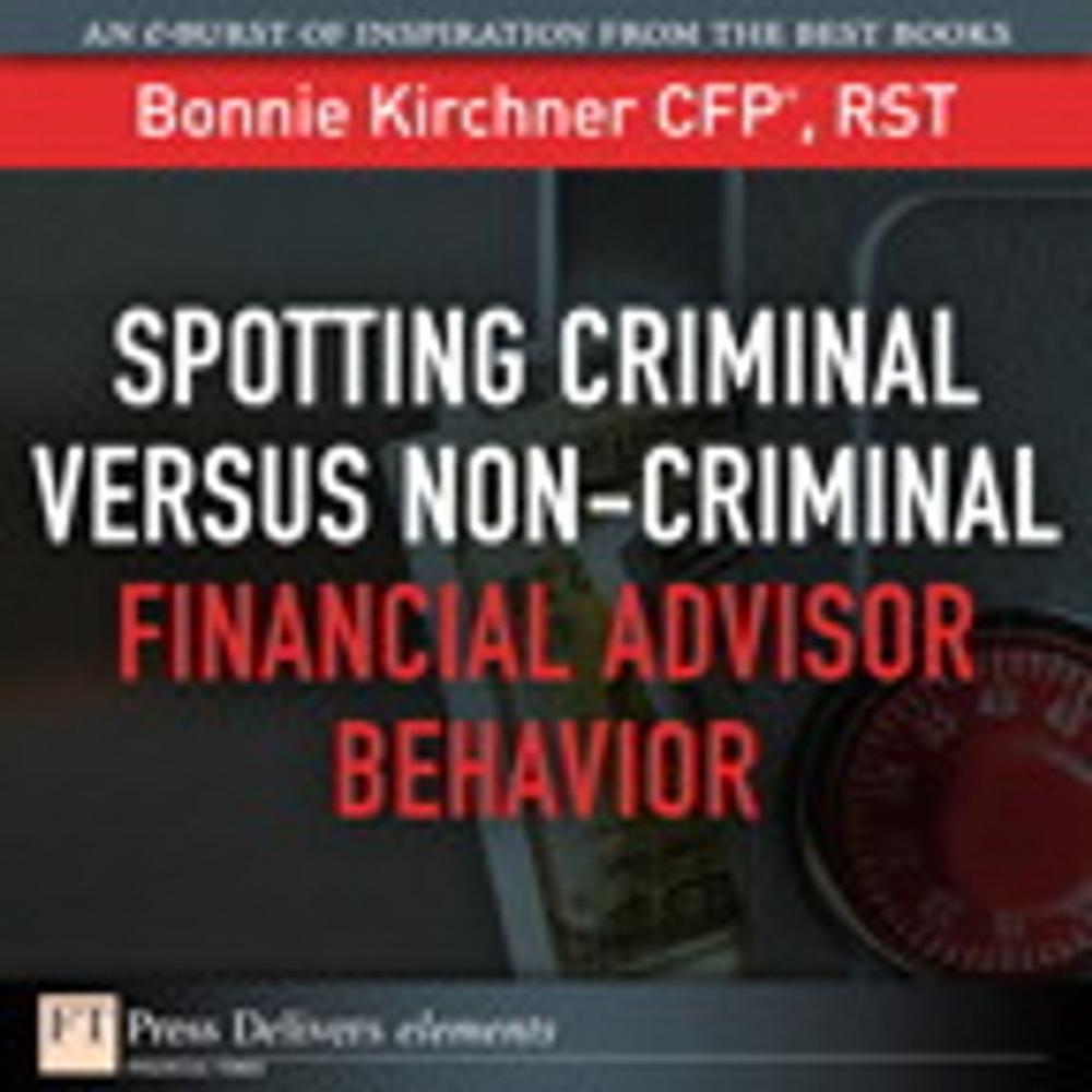 Big bigCover of Spotting Criminal Versus Non-Criminal Financial Advisor Behavior