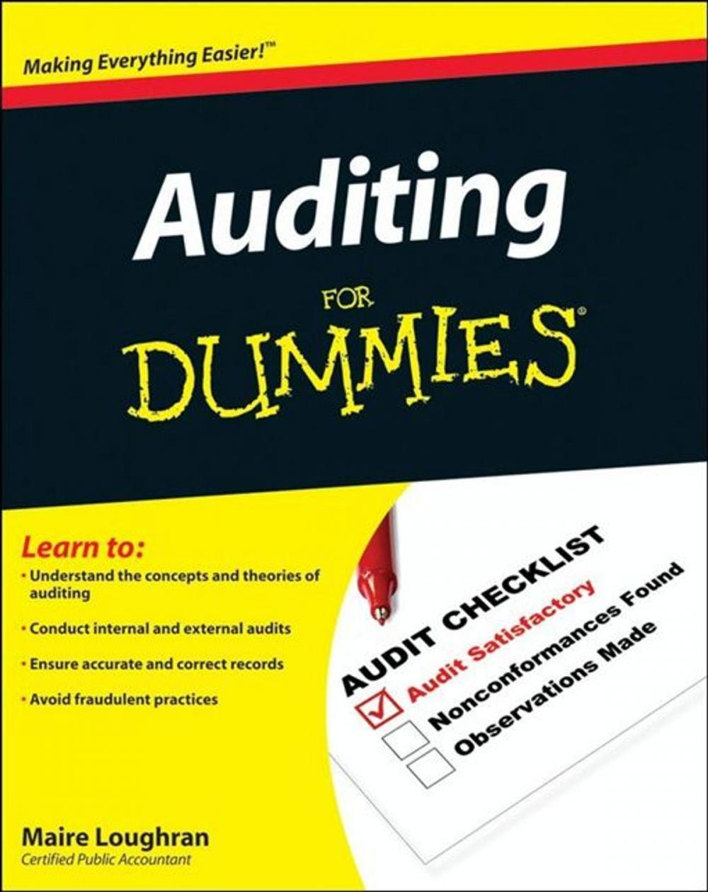 Big bigCover of Auditing For Dummies