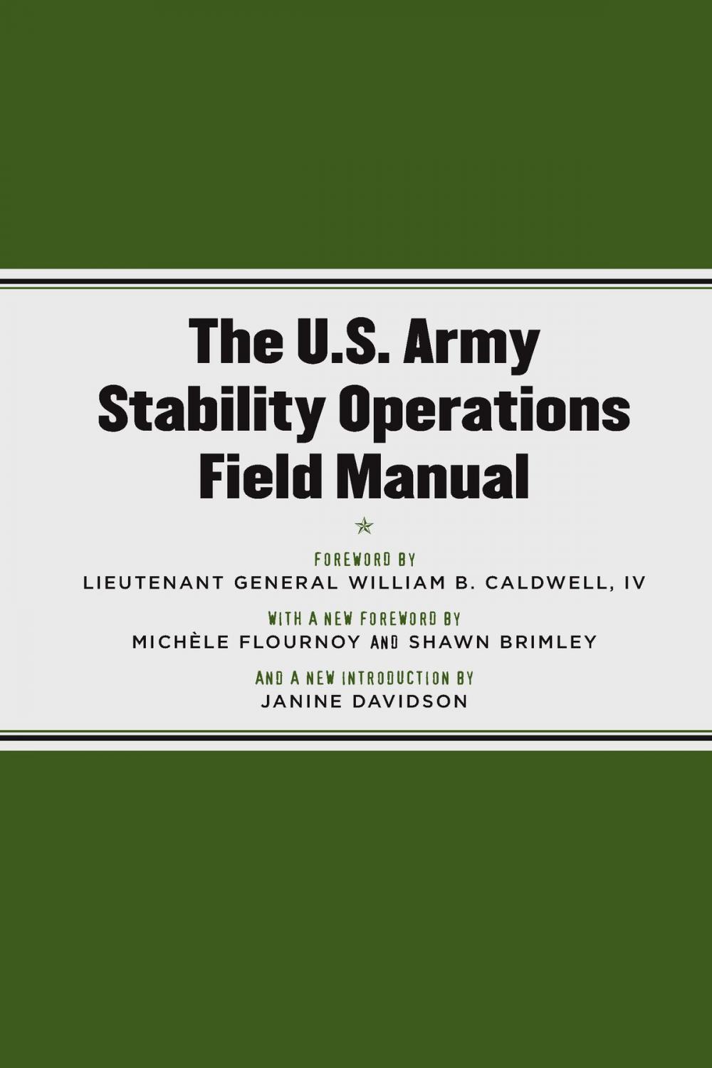Big bigCover of The U.S. Army Stability Operations Field Manual