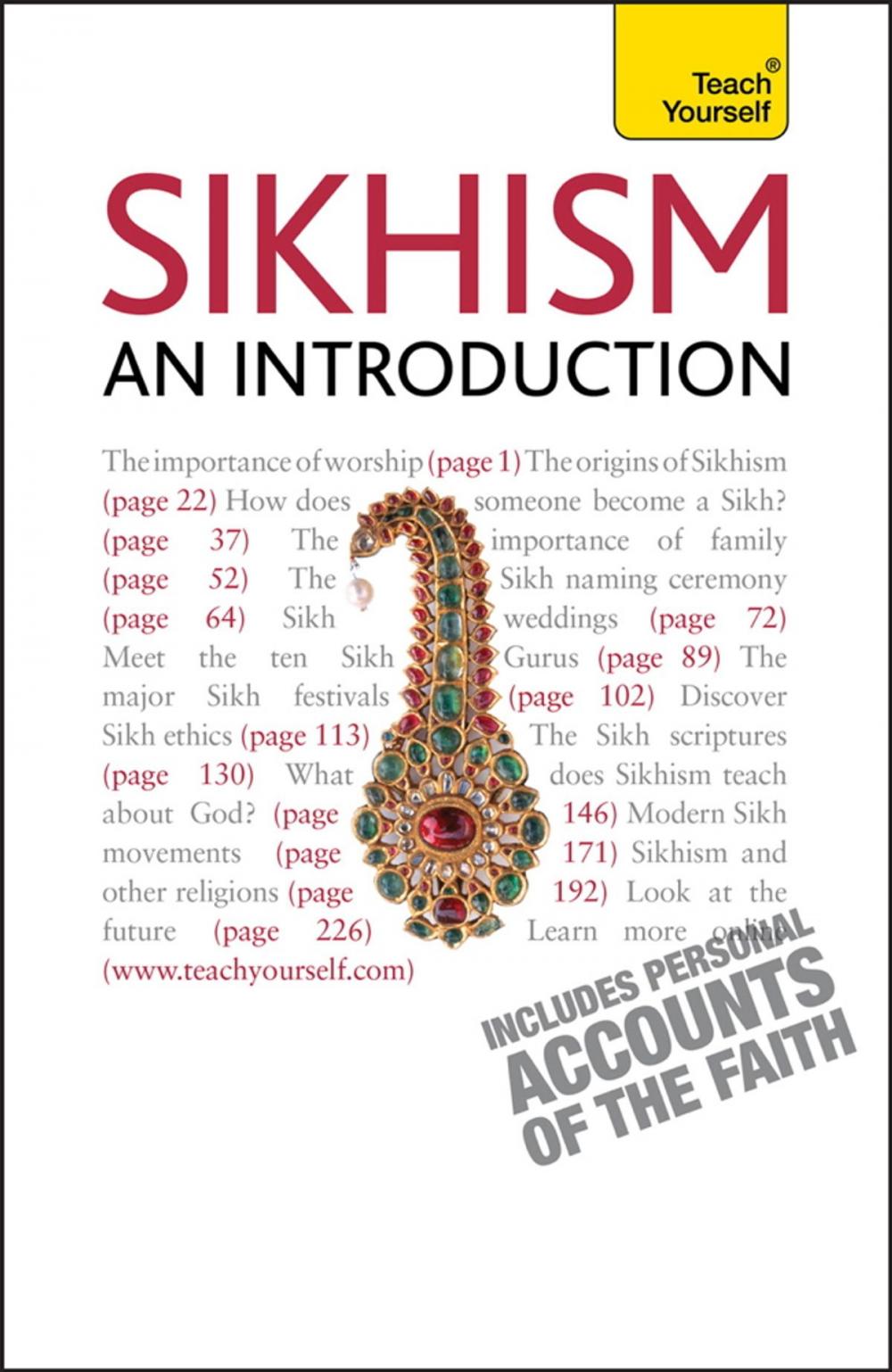 Big bigCover of Sikhism - An Introduction: Teach Yourself
