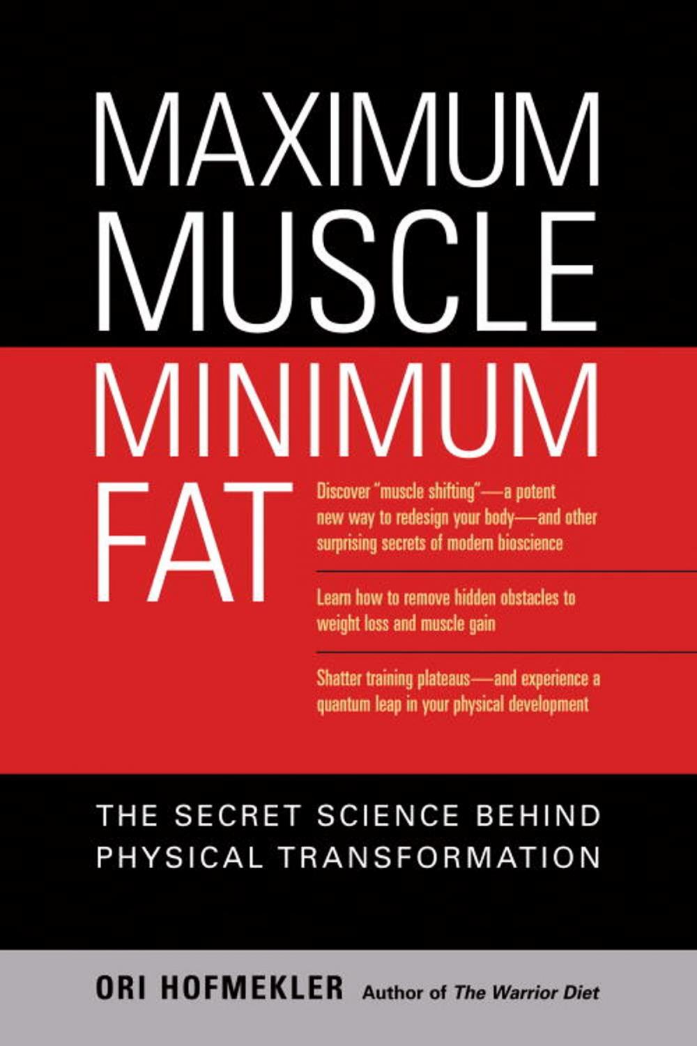 Big bigCover of Maximum Muscle, Minimum Fat