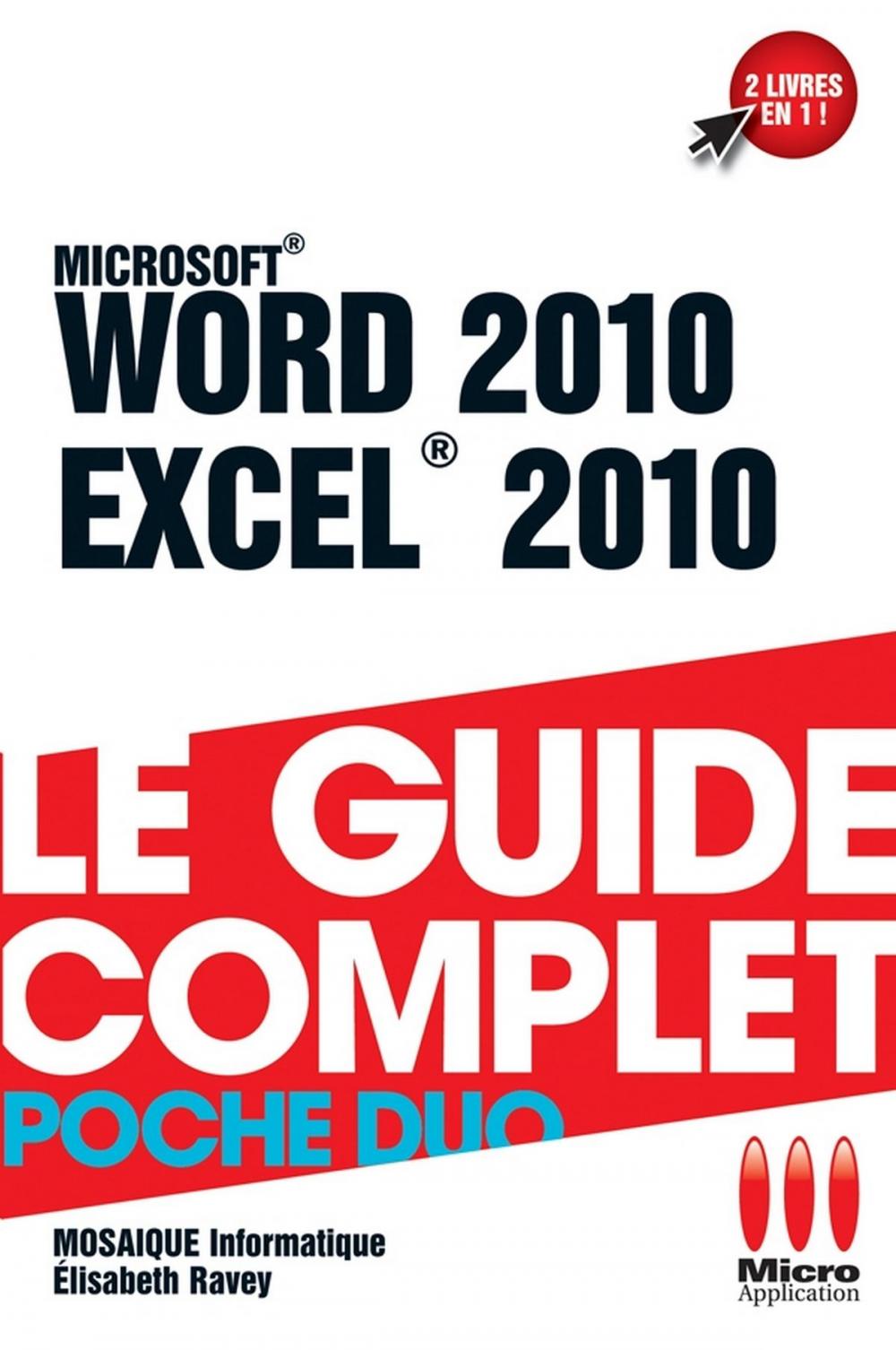 Big bigCover of Word 2010 et Excel 2010