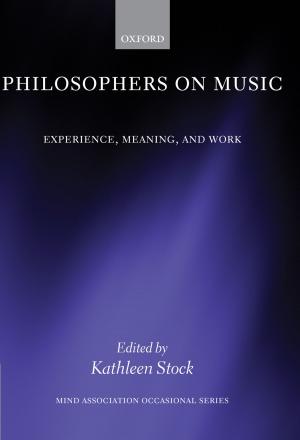 Cover of the book Philosophers on Music by 