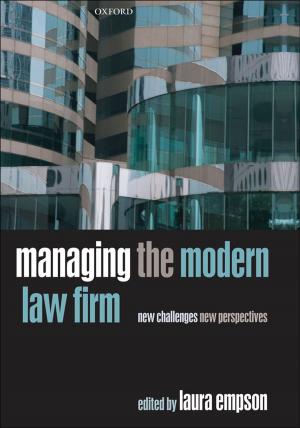 Cover of the book Managing the Modern Law Firm by Martin Brasier