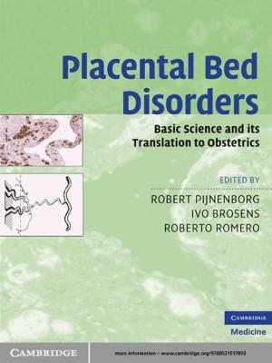 Cover of the book Placental Bed Disorders by H. Ekkehard Wolff
