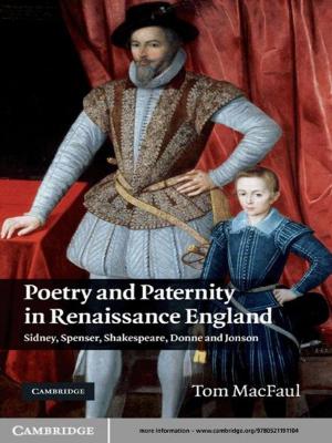 Cover of the book Poetry and Paternity in Renaissance England by Carl Séan O'Brien