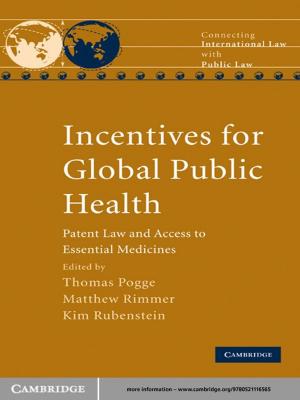 Cover of the book Incentives for Global Public Health by Milli May Lake