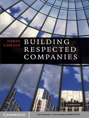 Cover of the book Building Respected Companies by William Lowrie