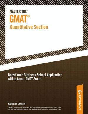 Book cover of Master the GMAT--Quantitative Section