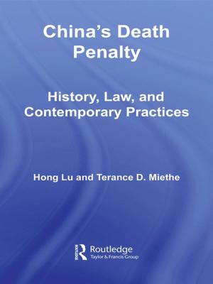 Cover of the book China's Death Penalty by Lazerowitz, Morris