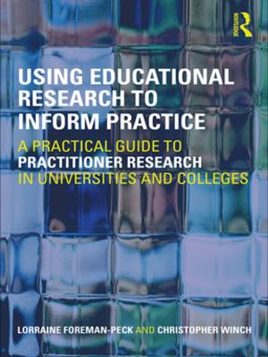 Book cover of Using Educational Research to Inform Practice