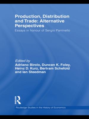 Cover of the book Production, Distribution and Trade by Grazia Ietto-Gillies