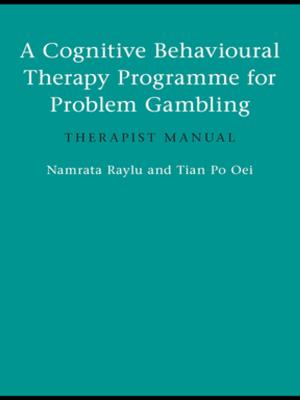 Cover of the book A Cognitive Behavioural Therapy Programme for Problem Gambling by Robert Steinmetz