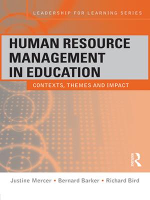 Cover of the book Human Resource Management in Education by Robert D. Lee