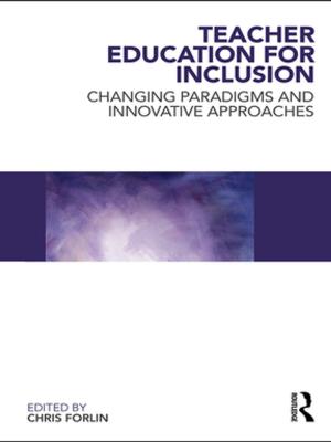 Cover of the book Teacher Education for Inclusion by Richard Sharpley