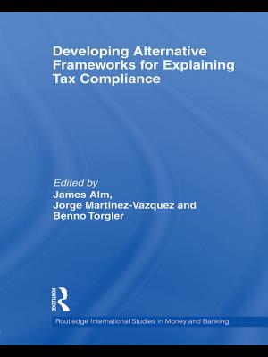 Cover of the book Developing Alternative Frameworks for Explaining Tax Compliance by Samuli Hurri