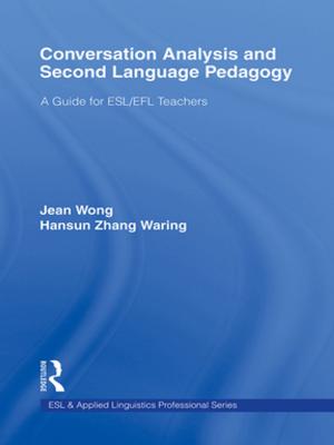bigCover of the book Conversation Analysis and Second Language Pedagogy by 