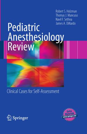 Cover of the book Pediatric Anesthesiology Review by Antonio Galvez, María José Grande Burgos, Rosario Lucas López, Rubén Pérez Pulido