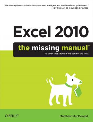 Cover of the book Excel 2010: The Missing Manual by Adam Goldstein