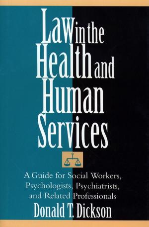 Cover of the book Law in the Health and Human Services by Stephen F. Hamilton