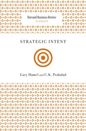 Cover of the book Strategic Intent by Harvard Business Review