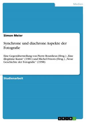 Cover of the book Synchrone und diachrone Aspekte der Fotografie by Ralf Bub