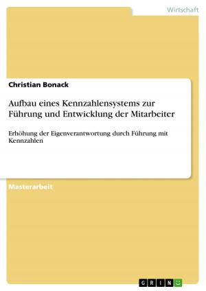 Cover of the book Aufbau eines Kennzahlensystems zur Führung und Entwicklung der Mitarbeiter by Philipp Ernst Prinz zu Hohenlohe-Langenburg