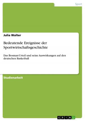 Cover of the book Bedeutende Ereignisse der Sportwirtschaftsgeschichte by Hans-Peter Tonn, Britta Daniel