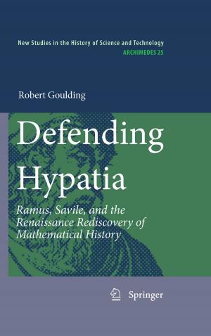 Cover of the book Defending Hypatia by T.J. Wolters, Peter Heydkamp, F.B. de Walle, Peter James, M.D. Bennett, J.J. Bouma, Matteo Bartolomeo