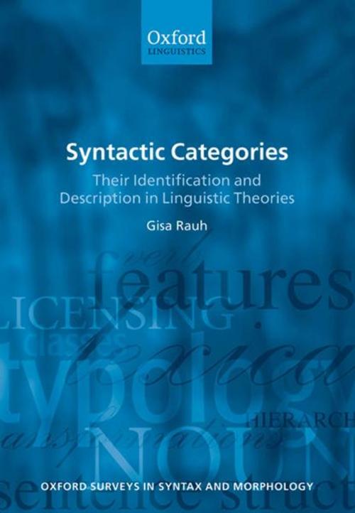 Cover of the book Syntactic Categories by Gisa Rauh, OUP Oxford