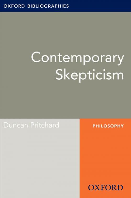 Cover of the book Contemporary Skepticism: Oxford Bibliographies Online Research Guide by Duncan Pritchard, Oxford University Press