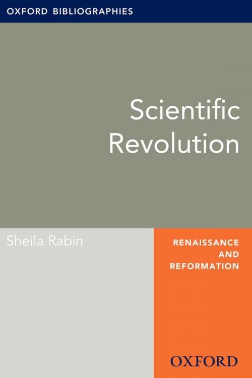 Cover of the book Scientific Revolution: Oxford Bibliographies Online Research Guide by Sheila Rabin, Oxford University Press