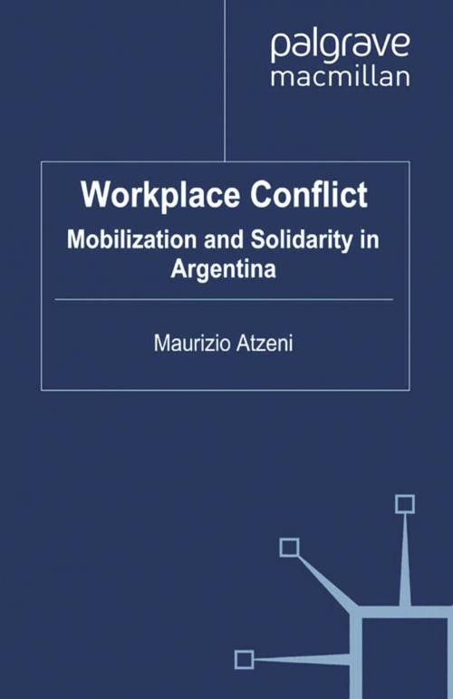 Cover of the book Workplace Conflict by M. Atzeni, Palgrave Macmillan UK