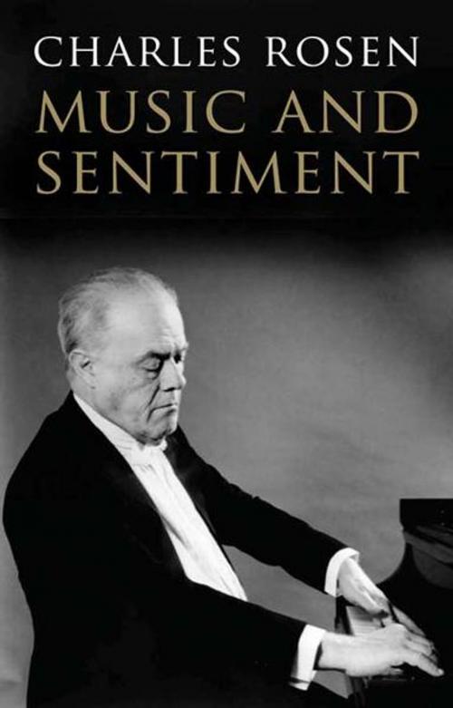 Cover of the book Music and Sentiment by Charles Rosen, Yale University Press
