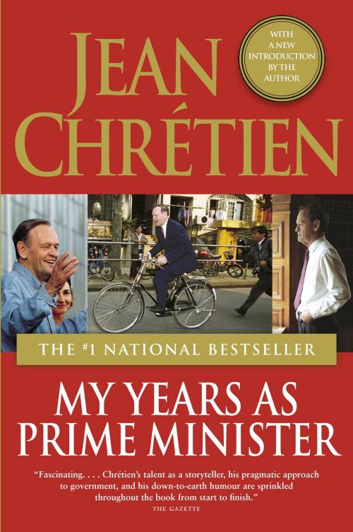 Cover of the book My Years as Prime Minister by Jean Chretien, Knopf Canada