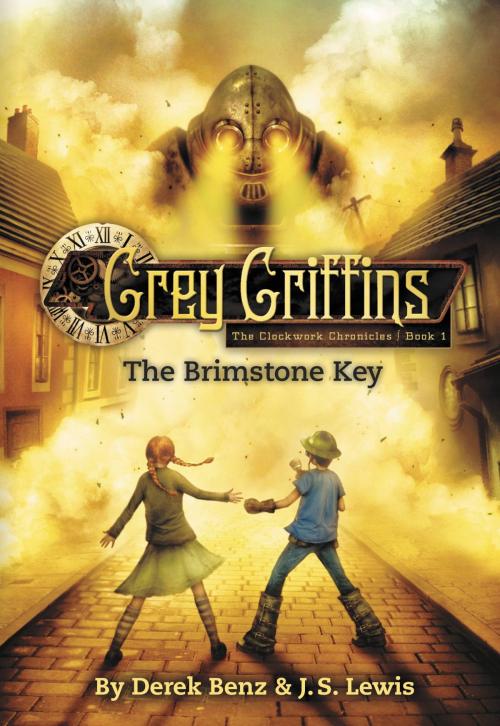 Cover of the book Grey Griffins: The Brimstone Key by Derek Benz, J. S. Lewis, Little, Brown Books for Young Readers