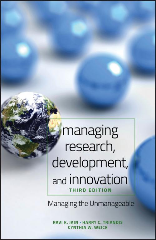 Cover of the book Managing Research, Development and Innovation by Ravi Jain, Harry C. Triandis, Cynthia W. Weick, Wiley