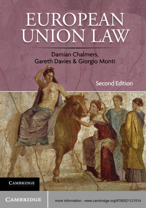 Cover of the book European Union Law by Damian  Chalmers, Gareth Davies, Giorgio Monti, Cambridge University Press