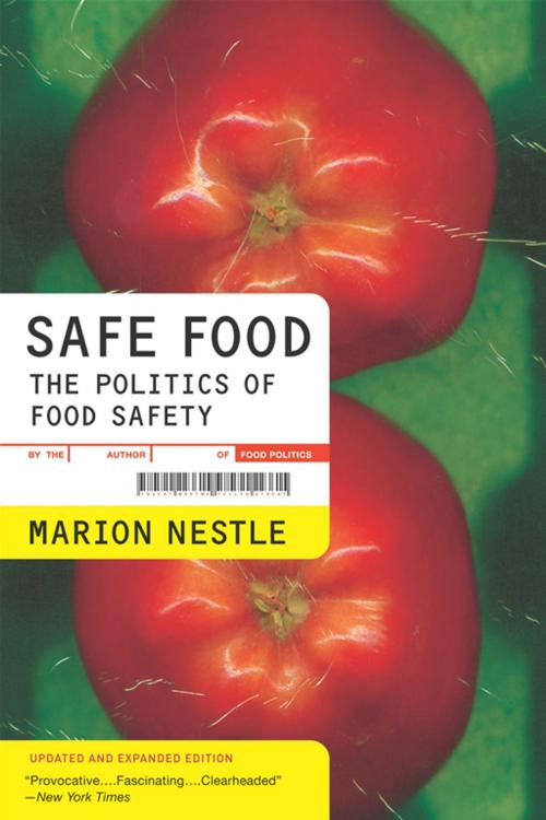 Cover of the book Safe Food by Marion Nestle, University of California Press