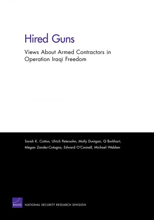 Cover of the book Hired Guns by Sarah K. Cotton, Ulrich Petersohn, Molly Dunigan, Q Burkhart, Megan Zander-Cotugno, RAND Corporation
