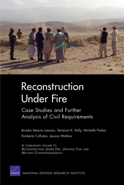 Cover of the book Reconstruction Under Fire by Brooke Stearns Lawson, Terrence K. Kelly, Michelle Parker, Kimberly Colloton, Jessica Watkins, RAND Corporation