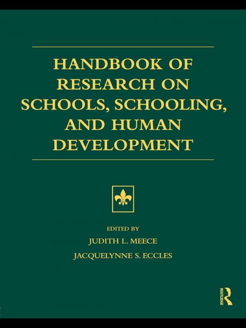 Cover of the book Handbook of Research on Schools, Schooling and Human Development by , Taylor and Francis