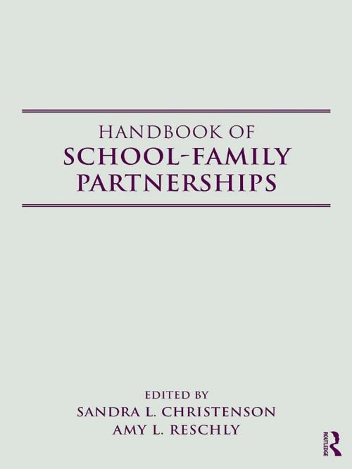 Cover of the book Handbook of School-Family Partnerships by , Taylor and Francis