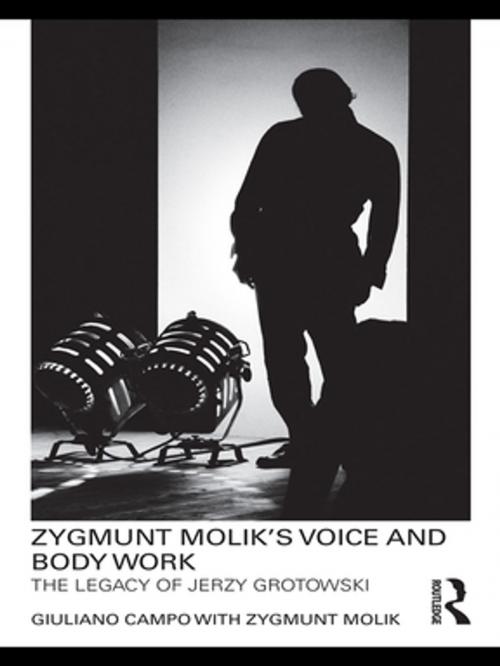 Cover of the book Zygmunt Molik's Voice and Body Work by Giuliano Campo, Zygmunt Molik, Taylor and Francis