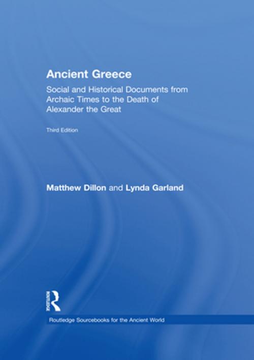Cover of the book Ancient Greece by Matthew Dillon, Lynda Garland, Taylor and Francis