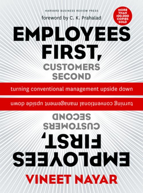 Cover of the book Employees First, Customers Second by Vineet Nayar, Harvard Business Review Press
