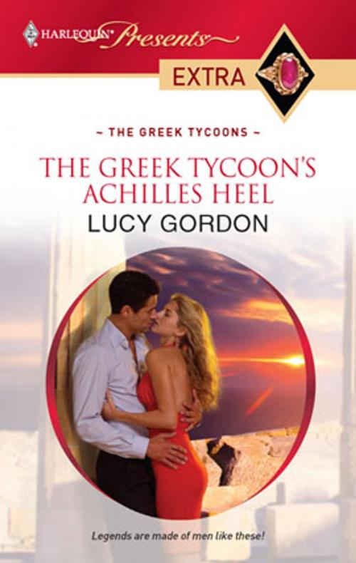 Cover of the book The Greek Tycoon's Achilles Heel by Lucy Gordon, Harlequin