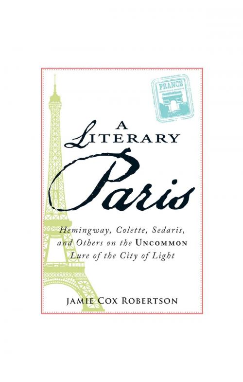 Cover of the book A Literary Paris by Jamie Cox Robertson, Adams Media
