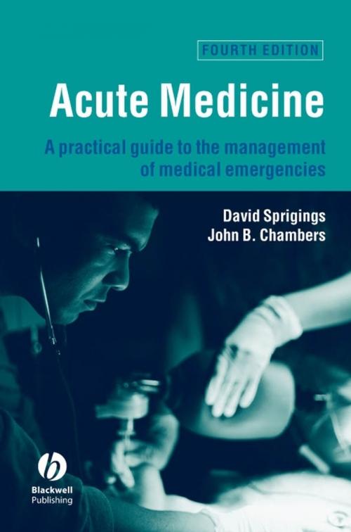 Cover of the book Acute Medicine by David C. Sprigings, John B. Chambers, Wiley